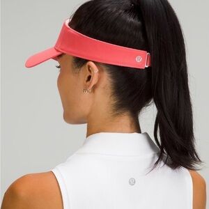 Rare color NWT lululemon removable sweatband all sport visor S/M salmon pink